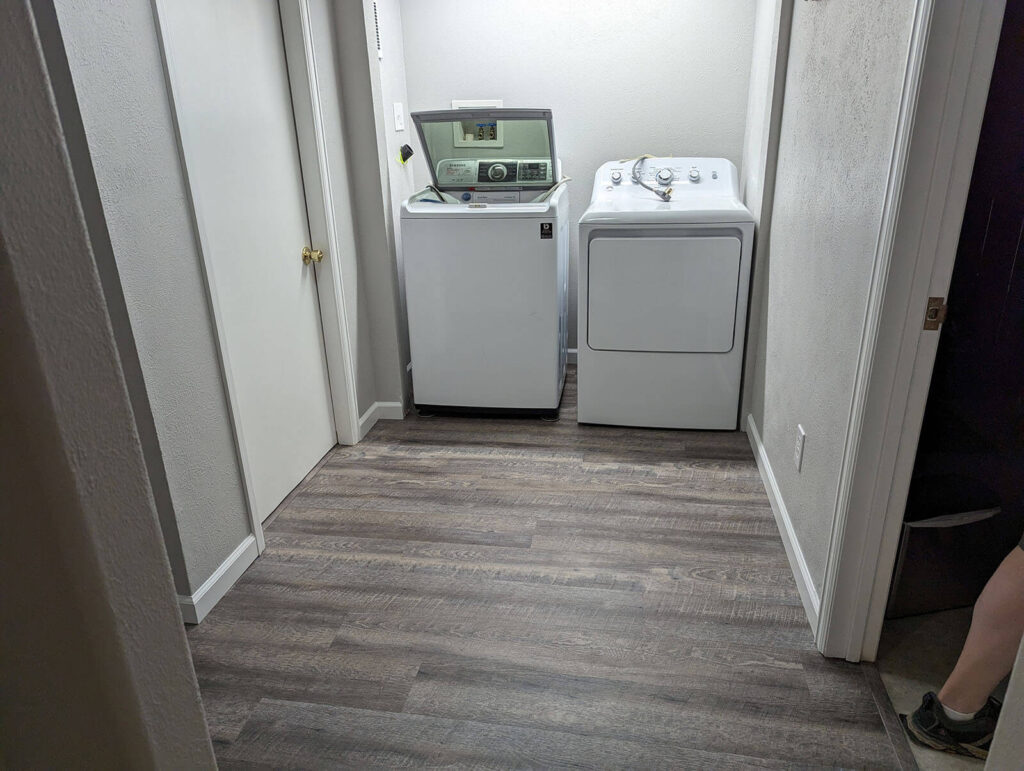 laundry room remodel after