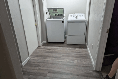 laundry room after