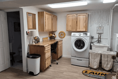 laundry room remodel after